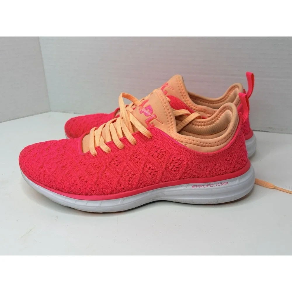 APL Techloom Phantom Running Shoes Size 8 Pink White Running Athleisure Gym